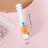 Cor de Doce Desenho Animado Figura Pequena Espinha de Peixe Pente Coração de Menina Trançado Infantil Pente Pequeno Fofo Doméstico Portátil Pente de Cabelo