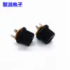 Enchufe de alimentación CC 022B rosca recta conector de audio para auriculares de computadora de 3 pines, jack de cobre puro