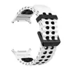 Correa deportiva de silicona bicolor para Samsung Watch Ultra 7 Ultra de 47 mm.