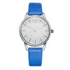 Shengke SK Nuevo Estudiante Simple Casual Tendencia de Moda Cuarzo Correa de Fibra de Agua Reloj Redondo