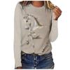 Camiseta de manga larga para mujer