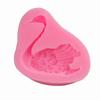 Molde de Cisne Estéreo 3D para Pastel DIY de Silicona Flip Herramientas para Hornear Azúcar Chocolate Molde de Gelatina