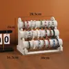 Suporte de Exibição de Pulseiras Destacável de Três Camadas, Rack de Armazenamento de Pulseiras de Cristal, Suporte de Exibição e Visualização de Pulseiras para Balcão de Shopping