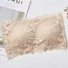 Sujetador Strapless Sexy con Almohadillas, Top Tubo Anti-Exposición, Sujetador de Encaje para Estudiantes y Chicas Jóvenes