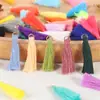 Franja Pequena de 3cm DIY para Roupas Pingente de Franja Colorido Argola para Pendurar Franja Feita à Mão Marcador de Página Acessórios de Vestuário Franja Venda por Atacado