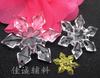 Pingente DIY Transfronteiriço Transparente Dourado e Prateado Flocos de Neve Acessórios de Natal 28-65mm Flocos de Neve de Cristal Acrílico de Seis Pétalas