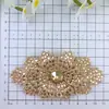 Parches Florales de Pedrería Hechos a Mano DIY, Accesorios de Decoración Exquisitos de Alta Gama para Vestidos y Zapatos, Materiales Completos de Pedrería de Lujo Ligero al por Mayor