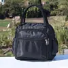 Bolsa Feminina Cor Sólida Bolsa Transversal Bolsa de Mão Impermeável Espessada Bolsa de Armazenamento para Mamães Bolsa Pequena de Tecido de Ombro Único Bolsa de Mão de Tecido Oxford