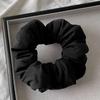 Europa y Estados Unidos transfronterizos color sólido relleno de algodón PP anillo para el pelo coleta cuerda para la cabeza accesorios para el pelo de intestino grueso flor para la cabeza venta al por mayor comercio exterior