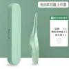 Kit de Limpeza de Ouvido Luminoso com Luz, Ferramenta Visual para Crianças, Pinça para Bebê, Silicone Profissional