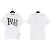 Versión correcta PALM camiseta de manga corta con estampado de letras de ángeles de oso decapitado para hombre y mujer, manga corta de verano
