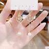 Brincos de moda coreana atacado nova estrela de zircão Lua batendo coração orelha linha temperamento feminino personalidade anti-jóias perdidas