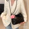 Bolso Cubo Bordado de Moda para Mujer 2026 Nuevo Diseño Bolso Cruzado de Cadena de Nicho Bolso de Hombro Súper Popular para el Trabajo