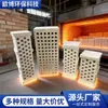 Ladrillo refractario de corindón y mullita, regenerador cerámico de panal, ladrillo deflector cerámico para horno de túnel, horno de calentamiento