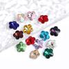 Venta al por mayor de fábrica flor de ciruelo Diamante forma especial fondo puntiagudo strass de cristal material de diamante para pegar en el teléfono móvil accesorios de joyería diy