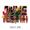 Venta al por mayor transfronteriza Estampados de transferencia de calor para el Juneteenth y la Historia Negra, Pegatinas para ropa con logo de transferencia de calor, Gráficos de transferencia de calor con impresión adhesiva