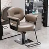 Cadeira de cabeleireiro moderna de alta qualidade, cadeira de salão elegante e simples, especializada para salões de beleza, ajustável para permanente e coloração