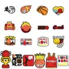 Novos Acessórios Esportivos de Basquete Transfronteiriços Criativos Planos Charms para Sapatos Broche Acessórios de Joias DIY Patches de Borracha Macia PVC