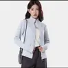 Jaqueta de fleece estilo 2026lulu slim fit para mulheres, corta-vento com forro de fleece, blusa de moletom para mulheres