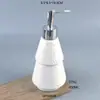 Botella de Cerámica Creativa Galvanizada en Oro para Desinfectante de Manos Botella de Cerámica para Gel de Ducha para el Hogar Botella de Cerámica para Loción Personalización