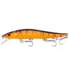 Señuelo Nuevo Minnow de Hundimiento Lento Delgado Tres Anzuelos Largo Alcance Pesca de Agua Dulce Marina Boca Torcida Lubina Caballa Señuelo Falso