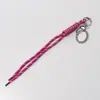 Llavero de Cuerda Tejida con Transferencia de Calor en Stock Transfronterizo Colgante para Bolsa Encanto para Teléfono DIY Accesorios de Mosquetón Venta al por Mayor