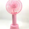 Mini Ventilador Portátil de Mano Silencioso Viento Fuerte Recargable Pequeño Leide Zhu Rosa Azul Blanco Verde Soporte
