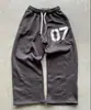Calça Jogger de Moda Europeia e Americana para Amazon Cross-Border com Estampa de Letras, Cintura Elástica, Caimento Solto, Unissex Tendência