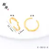 Esperando con ansias el método antiguo de oro de arena, anillo de enlace de amor eterno, exquisito y duradero, anillo de diseño de lujo ligero para mujer, simple y moderno
