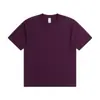 28 peças de camisetas de manga curta 180g de algodão puro, casual urbano cor sólida gola redonda, tamanhos europeus e americanos, camisetas de manga curta unissex