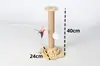 Rascador para Gatos con Forma de Hoja Autoentretenimiento Estructura para Trepar Gatos Tablero Rascador para Gatos Juguete para Gatos Estructura para Trepar Gatos Rascador Duradero para Gatos Libre de Insectos Tablero para Uñas de Gato