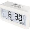 Reloj de Pantalla Grande Digital Inteligente para Estudiante Despertador Luminoso Silencioso Digital Táctil con Anuncio de Voz