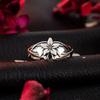 Anillo Vintage Flor de Cerezo para Mujer Anillo de Dedo Periférico de Animación Bidimensional Moda Versátil Flor Imitación Plata Tailandesa Anillo Abierto
