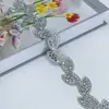 Tiras de Strass de Alto Brilho DIY Feitas à Mão Strass Hot-Fix com Suporte Adesivo Renda de Strass Acessórios para Roupas Sapato Bolsa Acessórios para Joias DIY
