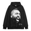Camiseta Estampada Simple de James Harden Transfronteriza Estilo Americano Retro Vintage Holgada Peso Pesado Casual Manga Corta Ins Trendy