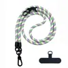 Goma para cordón de teléfono móvil de 10 mm de grosor, cuerda ajustable en diagonal, clip para teléfono móvil, cordón anti-pérdida, cordón para cuello