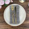 Estilo ins 5 cores padrão de tecido estilo japonês linho cinza linho algodão guardanapo pano de chá esteira de mesa para estudantes base isolante decoração de mesa de fotos