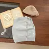Cárdigan de Punto con Botones Laterales Estilo Coreano para Niños y Niñas Otoño e Invierno 2025 Chaleco para Bebé Chaleco Exterior para Niños