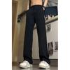 Pantalones Negros para Hombre Cachorros Pantalones Guapos Verano 2025 Delgados Ligero Estilo Americano Dipper Pantalones Casuales