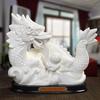 Adornos Creativos de Cerámica Blanca del Zodíaco para Decoración del Hogar Sala de Estar Artesanías de Animales Regalos