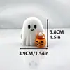 Adornos Pequeños de Fantasma para Halloween Transfronterizos, Decoración Creativa para el Hogar, Adornos Lindos de Fantasma para Escritorio, Tecnología de Impresión 3D