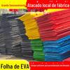 Em estoque atacado folha eva cor preto branco espuma eva moldagem por injeção retardante de chama folha de embalagem material de embalagem