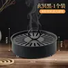 Caja de Incienso Repelente de Mosquitos de Hierro con Tapa, Antiescaldante y a Prueba de Fuego, Hogar Creativo con Tapa para Recoger Cenizas y Colocar Soporte para Incienso Repelente de Mosquitos, Bandeja de Incienso Repelente de Mosquitos de Sándalo al por Mayor