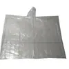 Poncho Desechable Engrosado Z Portátil LDPE 50"X80" Poncho Transparente de 2 Capas de Seda con Logo Imprimible