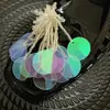 Acessórios de Flor de Sapato de Cristal Resistentes Estilo Coreano com Lantejoulas Bordadas, Franjas de Cristal Exquisite de Estilo Leve de Luxo