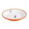 Imitación porcelana melamina cafetería tazones pequeños platos vajilla redonda snack platos para platos fríos comida rápida plato especial selección para servir platos para cocinar al vapor