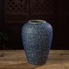 Jarrón de Cerámica para el Hogar de Jingdezhen con Esmalte Burbuja Estilo Chino Nuevo Arreglo Floral Mesa Hidropónico Flor Seca Artesanía Simple Adornos