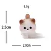 Figuritas creativas de gatitos simulados en miniatura para micropaísajes, accesorios decorativos DIY, mini adornos para escritorio del hogar