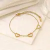 Pulsera de Acero de Titanio con Corazón, Estrella y Luna para Mujer, Joyería Transfronteriza, Oro de 18 Quilates que No se Desvanece, Accesorios de Moda Sencillos Estilo Ins