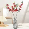 Fruta de la fortuna artificial de frutos rojos de múltiples cabezas, decoración de suelo para la sala de estar, flores artificiales, nuevos arreglos florales para el hogar estilo chino, venta al por mayor desde el fabricante